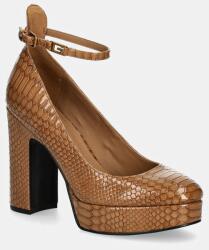 Guess körömcipő TEMIS5 barna, magassarkú, FLFTEM FAB08 - barna Női 40