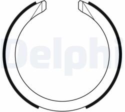 DELPHI fékpofakészlet, rögzítőfék DELPHI LS2169 (LS2169)