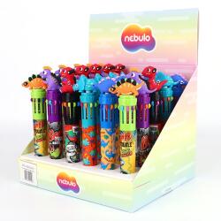 Nebulo Golyóstoll NEBULO 0, 7 mm 10 színű Baby dino (DTG-10COL-001)