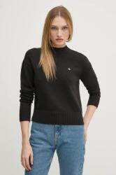 Calvin Klein pamut pulóver fekete, J20J224802 - fekete L