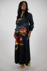 FashionLand ROCHIE MAXI CU BUZUNARE SI MANECA LUNGA DRAGONFLY TALIE UNICA Multicolora