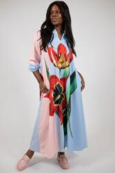 FashionLand ROCHIE MAXI CU BUZUNARE SI MANECA LUNGA TULIP TALIE UNICA Multicolora