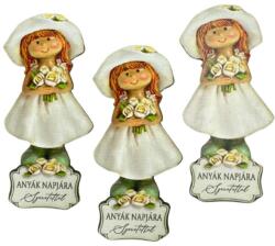 Nyomtatott dekorkarton - Anyák napjára szeretettel kislány 3db/csomag - kosarbolt