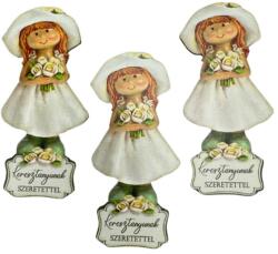  Nyomtatott dekorkarton - Keresztanyunak szeretettel kislány 3db/csomag - kosarbolt