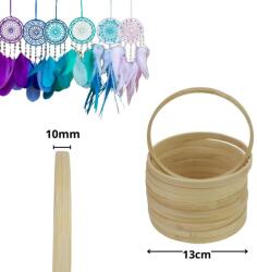  Fa karika álomfogóhoz, makraméhoz 13cm*1cm 10db/csomag