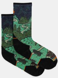 Smartwool zokni Trail Run Neature Print Crew SW002693 - zöld 42/45