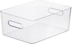 SMARTSTORE Műanyag tárolódoboz, 15, 4 liter, SMARTSTORE "Compact Clear L", átlátszó (11090) - bestoffice