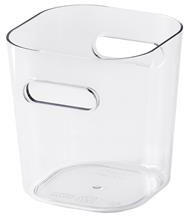 SMARTSTORE Műanyag tárolódoboz, 0, 6 liter, SMARTSTORE "Compact Clear Mini", átlátszó (CSDSMART22) - bestoffice