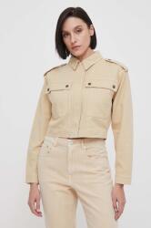Pepe Jeans farmerdzseki női, bézs, átmeneti, oversize - bézs XL