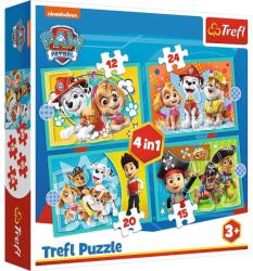Trefl - Puzzle 4in1 Paw Patrol progressive - 1 - 39 piese