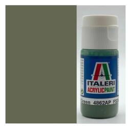 Italeri Flat Green (4862AP) - Vopsea mată verde pentru machete 20ml (4862AP)