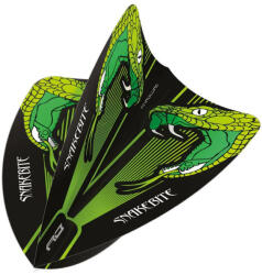 Red Dragon Fluturas Darts Red Dragon Freestyle Peter Wright Snakebite verde, 100 microni (F6798)