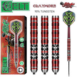 Shot Sageti darts Shot steel, Celt Claymore, 23g, 90% tungsten (SHCCST-23)