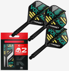 Target Fluturas darts si tija Target K-Flex Rob Cross, fluturas no2 si tija medie (TRG410130)