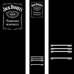 Mission Covor darts model Jack Daniels 290×60cm - negru cu sigla JD (MAT44)
