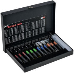 ONE80 Set darts steel One80 Elmar Paulke, brass, 12 sageti + accesorii (ONE6359)