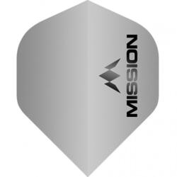Mission Fluturasi darts Mission Logo, No2, mat argintiu, std, 100 microni (M000318)