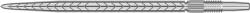 Target Varf darts TARGET SP RVE Swiss, argintiu 40mm (TRG340239)