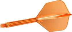 Target Fluturas si tija darts Target K-Flex, portocaliu neon, no6 fluturas si tija mediu (TRG410045)