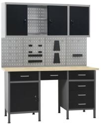 HABA Работна маса с четири стенни панела и два шкафа Vickie (V3053439)