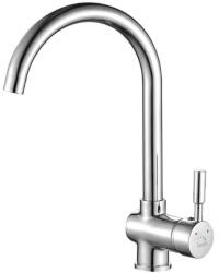 Laveo Lete, álló konyhai csaptelep h-318, króm, LAV-BKU_068D (LAV-BKU_068D)
