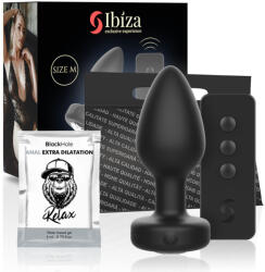 Ibiza Technology IBIZA - távirányítós análplug M méret - pajkospajtas