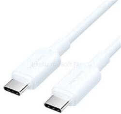 Vention Szövet USB-C -> USB-C, (3A, fehér), 2m, kábel (TRCWH) (TRCWH)