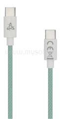 SBOX TYPE-C-1-G 1m 60W Type-C adat- és töltőkábel (zöld) (SBOX_TYPE-C-1-G) (SBOX_TYPE-C-1-G)