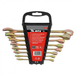 MTX 8-19mm 8db cink kombinált csillagvillás kulcs szett tartóban (154389)