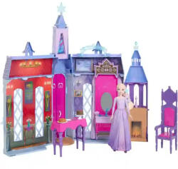 Mattel Disney Jégvarázs 2: Elza Arendelle kastélya babával és kiegészítőkkel (HLW61) - morzsajatekbolt