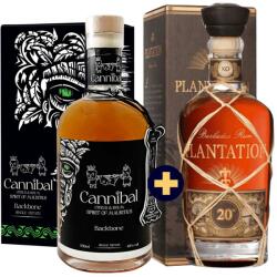 Plantation XO 20th Anniversary 0, 7l 40% GB + Cannibal Backbone - Citrus & Rhum 0, 7l 40% GB szett