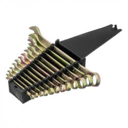 MTX 6-22mm 12db cink kombinált csillagvillás kulcs szett tartóban (154399) (154399)