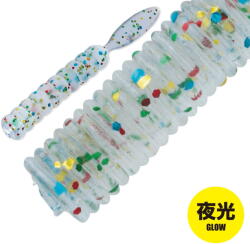 Major Craft Aji-Do Worm Candoll 5cm #005 Clear Lame Mashimashi Glow (ADW-CD2.0-005)