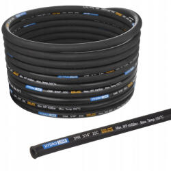  HydroLine magasnyomású hidraulikus tömlő DN8, 2SC, 5/16", 400 bar - Dupla acélfonatos erősítés (méterre vásárolható)