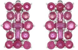  Ezüst Fülbevaló Thai Rubinnal, PCY10963