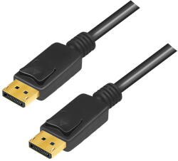 LogiLink DisplayPort kábel, DP/M-DP/M, 8K/60 Hz, fekete, 5 m