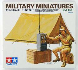TAMIYA Tent Set makett figura 1: 35 (300035074) (300035074)
