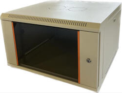 Techson 600 × 600 x 6U, 19" fali rackszekrény (rack_tc_60x60x6u_feh)