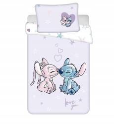 Jerry Fabrics Gyerek Ágyneműhuzat Kiságyba 100x135 Lilo És Stitch (24BS103)
