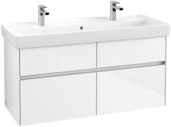 Villeroy & Boch Collaro - Mosdószekrény, 1154x546x444 mm, 4 fiókos, fényes fehér színű C01200DH (C01200DH)