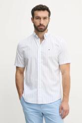 Tommy Hilfiger pamut ing férfi, legombolt galléros, regular, MW0MW37551 - kék L