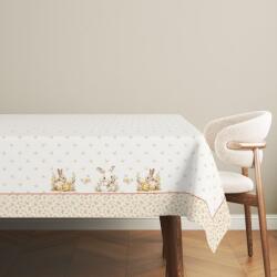 Lenjerii Deosebite Fata de masa Paste bumbac 100%, 140x320cm, Club Cotton, Ginny cu iepurasi si fluturi Fata de masa