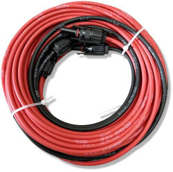 Ultimatron France Napelemes kábel 2x10m-4mm2 MC4 előkészített csatlakozókkal (DC-ect-4mm2-10M-MC4-MC4)