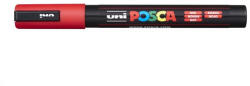 uni Dekormarker, Uni Posca PC-5M, 1, 8-2, 5 mm, kúpos hegy, piros