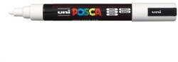 uni Dekormarker, Uni Posca PC-5M, 1, 8-2, 5 mm, kúpos hegy, fehér