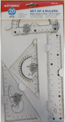 Torch Műanyag vonalzó készlet 4 részes (301750)