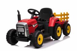 Mamido Fújj piros villanytraktort iparvágánnyal (S-XMX-611-RED) - mamido
