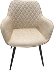 Mobiliamo Modern Karos Étkezőszék Márvány Szövet Kárpittal -Treviso (Treviso-Beige)