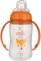 Canpol babies Canpol babák CUTE ANIMALS edzőpohár szilikon itatóval 320ml - róka