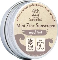 Suntribe Cink fényvédő krém SPF 50, mini - mud tint